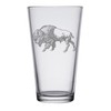 HullSpeed Designs Bison - Buffalo Engraved Pint & Beer Glasses