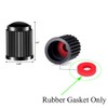 YehVeh 100 Pack Tire Valve Stem Caps Gasket O Ring