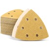 Shineboc Delta Triangle Sanding Pads 400 Grits,Multi Tool Sanding Sheets