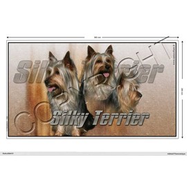 Silky-Terrier Panoramic Dog Sticker 36 cm