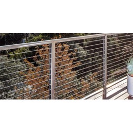 Forney 70452 1/8-Inch-3/16-Inch Vinyl Coated Galvanized Wire Rope Aircraft Cable, 250-Feet