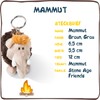 NICI 45305 Key Ring Plush Toy Mammoth 10 cm -