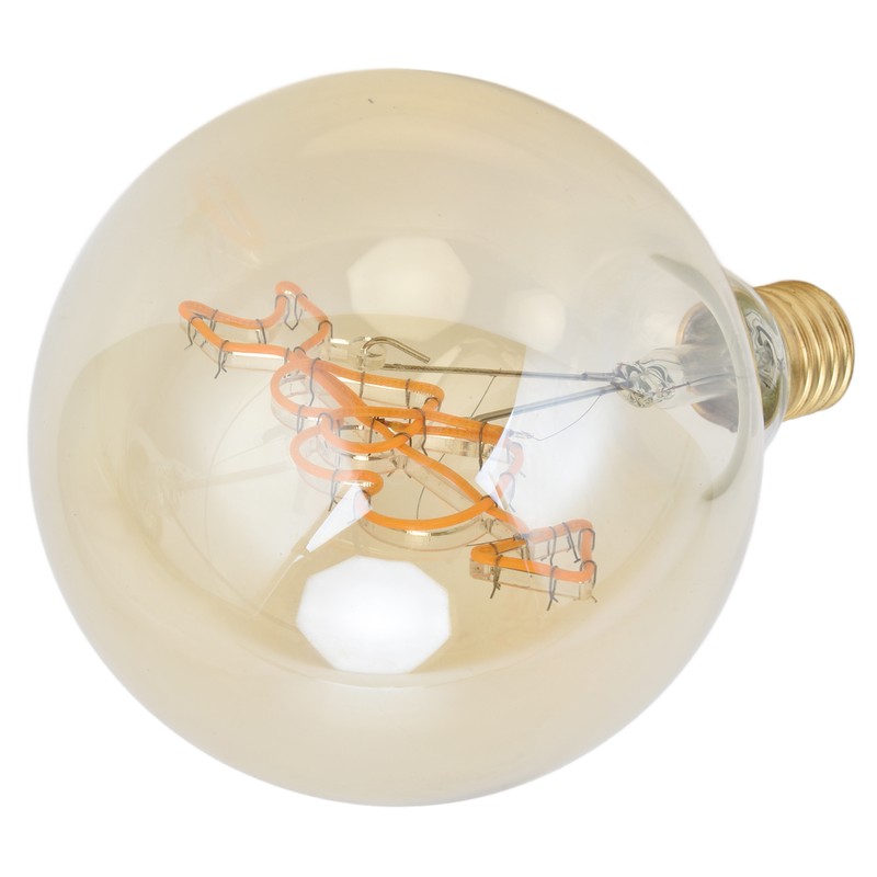 Edison Led Light Bulbs 4W 2200K Warm Light Transparent Energy