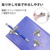 Pen Holder, Pen Loop [Set of 3] Portable Metal Pen