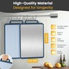 2 in 1 Stainless Steel Cutting Board Non-toxic for Kitchen