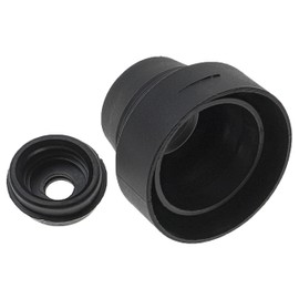 vhbw Drill Chuck Sleeve Compatible with Bosch PBH 2500 SRE Hammer Drill, Black, Silver