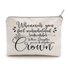 LICOBG Daughter Gift Makeup Bag Lipstick Bag Toiletry Bag (Daughter)