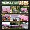 RAINDEWAY 4x8 Feet Tarps,12 Mil Sunshade Striped Tarp,UV,Multipurpose Waterproof Poly
