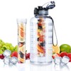 UTEBIT Fruit Infuser Water Bottle - 68 OZ Leakproof Plastic