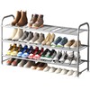 LINZINAR 2 / 3 / 4 Tier Metal Shoe Rack
