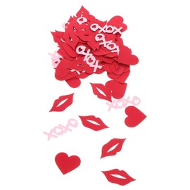 Ciieeo 1set Heart-shaped Paper Confetti for Weddings Valentine's Day Romantic Decorative Confetti for Party Atmosphere Easy to Use for Tables Invitations Scrapbooks More