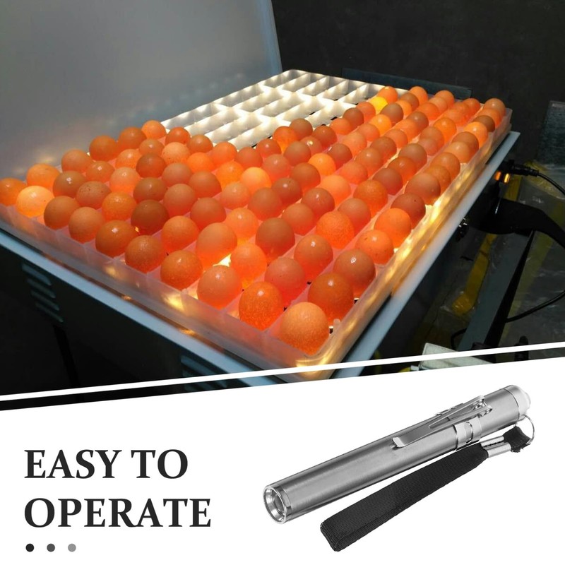DOITOOL Portable LED Egg Candler, Egg Candling Lamp for Chicken,