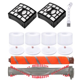 Leadaybetter UV810 Roller Brush Filter Replacement for Shark DuoClean NV800 NV800W NV801 NV801Q NV803 Powered Lift Away Speed Upright Vacuum, Compare to Part # 1147FT800 & 1148FT800 & XHF680 & XFF680