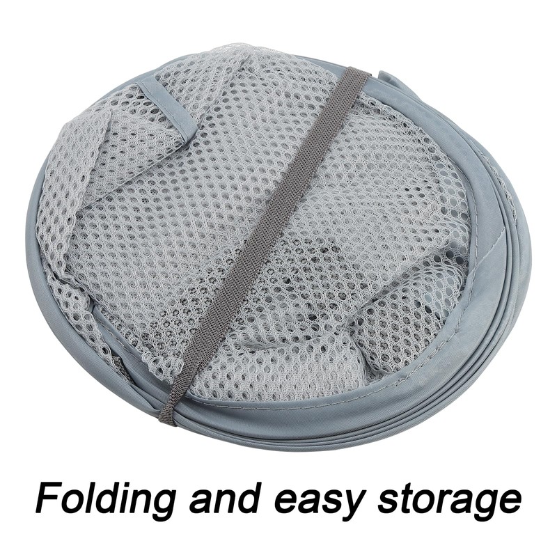 HAKZEON 3 Pack Mesh Pop Up Laundry Baskets, Foldable Washing