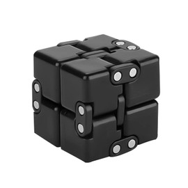 ZCOINS Infinity Cube Fidget Toy Stress Toy for Fidgeting Party Bag Filler Desk Toy (Black)