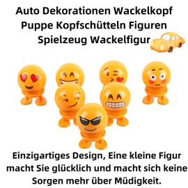 Bolwins H49CS Car Decoration - Nodding Dachshund Head Shake Doll, Funny Expression Toy for Dashboard, Car Accessories for Humorous Vehicle Design