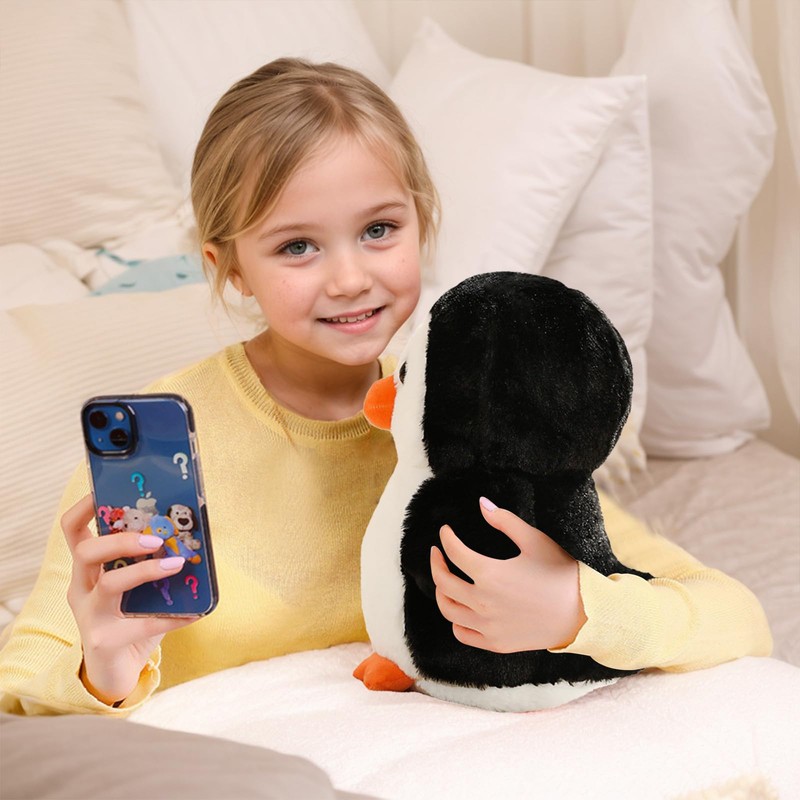FDJZXW Penguin Cuddly Toy, Penguin Soft Toy, Cute Cuddly Toy