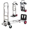 EAGWON 3-in-1 Aluminum Folding Hand Truck Dolly, 600 lbs Heavy