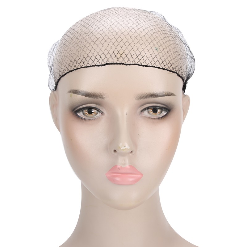 144pcs Hairnet Nylon Disposable Wig Cap Breathable Hair Mesh Net