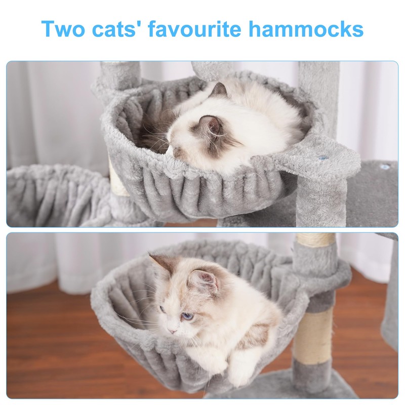 Hey-brother Cat Tree, Cat Tower for Indoor Cats, Cat House