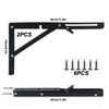 Pack of 2 Folding Console Heavy Duty Hinges Foldable 300
