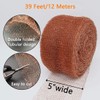 10 m x 125 mm copper mesh roll, metal mesh