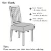 FORCHEER Dining Chair Covers,Velvet Stretch Chair Seat Covers Slipcover,Kitchen Chair