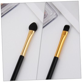 FOMIYES 4sets Eye Shadow Brush Dual-end Makeup Brush for Cream Powder Comfortable Grip Travel Size Eye Makeup Tool 20pcs*4