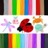 AIZANYU 1200pcs Pipe Cleaners Bulk. 24-Color Chenille Stems for Craft.