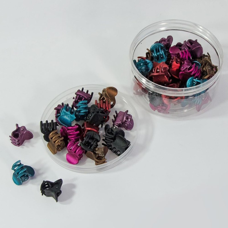 50 PCS Mini Hair Claw Clips， Bangs Strong Grip Multifunction