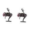 Sosoport 2pcs Portable Fishing Reel Wire Cup Left Right Interchangeable