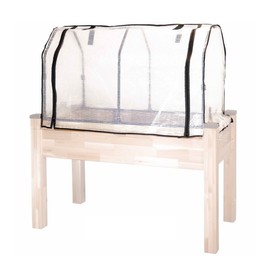 CedarCraft Greenhouse Cover 43" L x 22" W x 24" H, Provides Microclimate for Healthy Plants, Includes Frame & Cover, Planter NOT Included, Cover Only