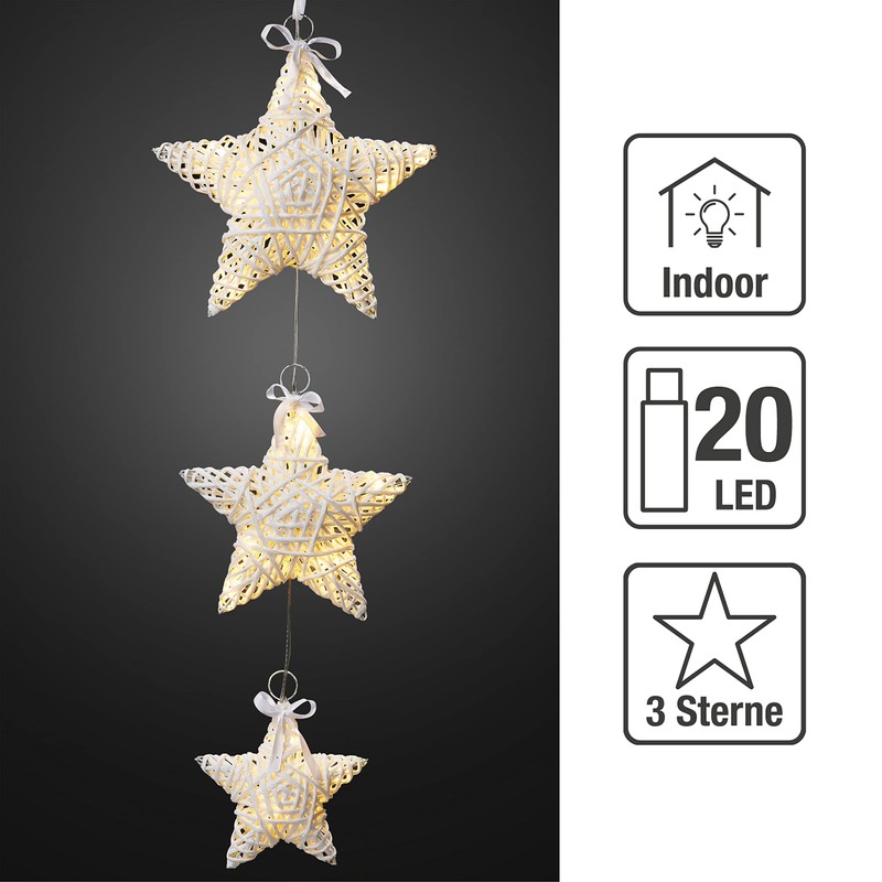 LED window, 20Warm White LEDs Diameter 150/200/250