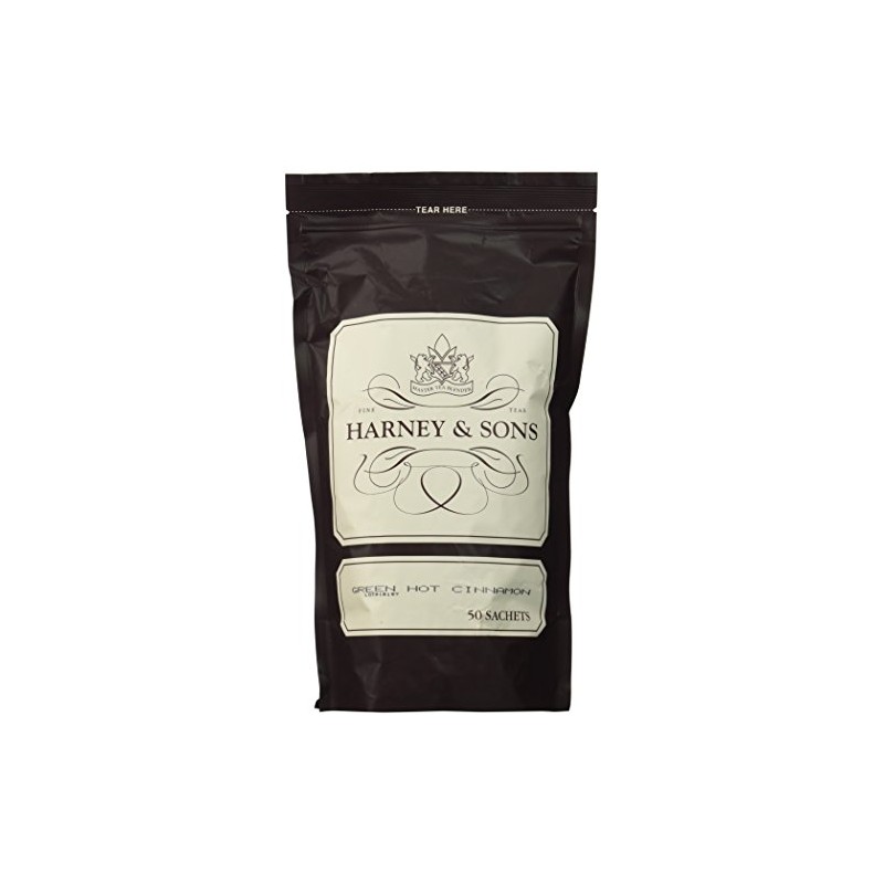 Harney & Sons Bag of Sachets, Green Hot Cinnamon Spice