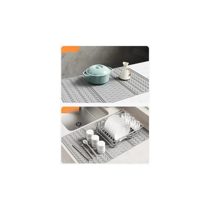 Tapete Plegable Para Secar Platos Para Mostrador De Cocina