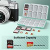 HEIYING Memory Card Case for SD/TF Cards, Portable Card Case,