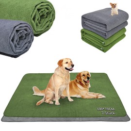 Washable Puppy Pads, 100 x 70 cm, Quick-Absorbing Pet Training Pad for Puppies, Older or Incontinent Dogs, Pack of 2