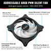 PCCOOLER 120mm RGB Case Fan with Hydraulic Bearing 3 Pack