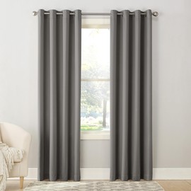Sun Zero Barrow Cortina para ahorrar energía, Gris Acero,54" x 108", 1 unidad