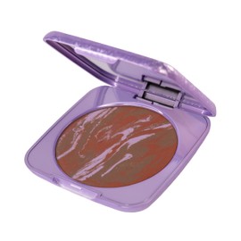 Whats Up Beauty - Cheeque Terre Bronzer - Shade 40 Deep Clean Cruelty Free Vegan Natural Made in Italy Niacinamide Hyaluronic Acid Actives Cheek Makeup