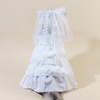 AWOCAN Veil for Dogs Cat Hair Bow Clips Hairpin Headwear