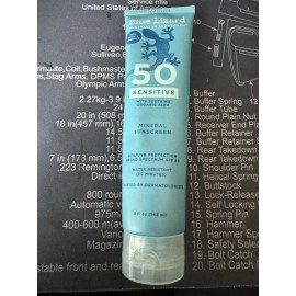 Blue Lizard Sensitive Mineral Sunscreen with Zinc Oxide 50+ Water Resistant