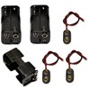 LAMPVPATH 3 Pcs 4 x 1.5V (6V) AA Battery Holder