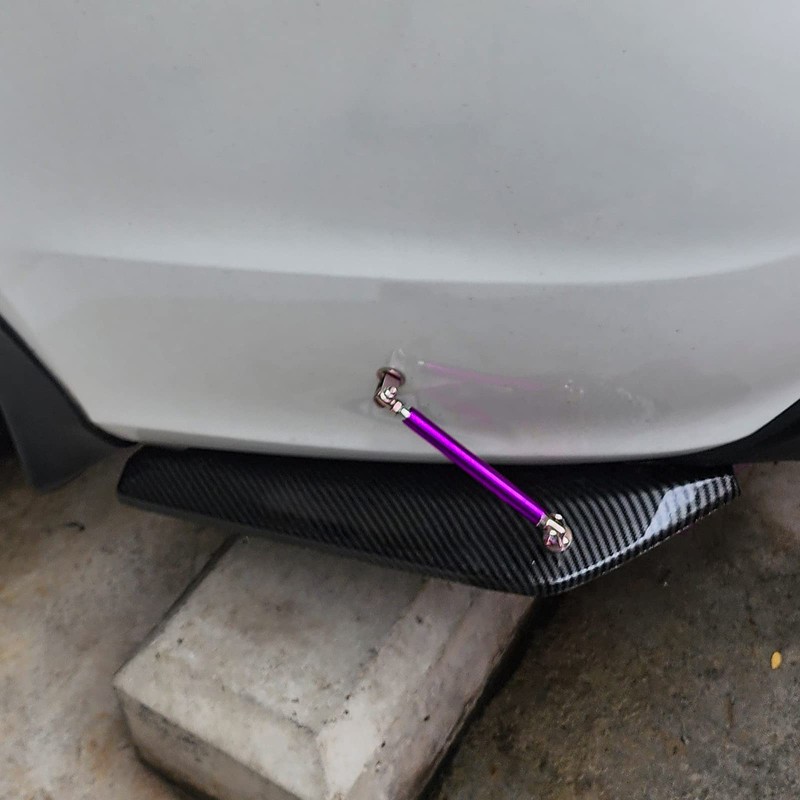 Xotic Tech JDM Universal Rear Bumper Canard Diffuser Splitter Valence