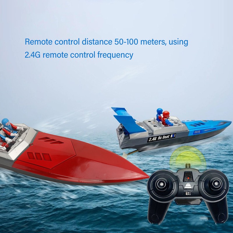 2.4G Remote Control Boat Mini Sailboat Model High Speed RC