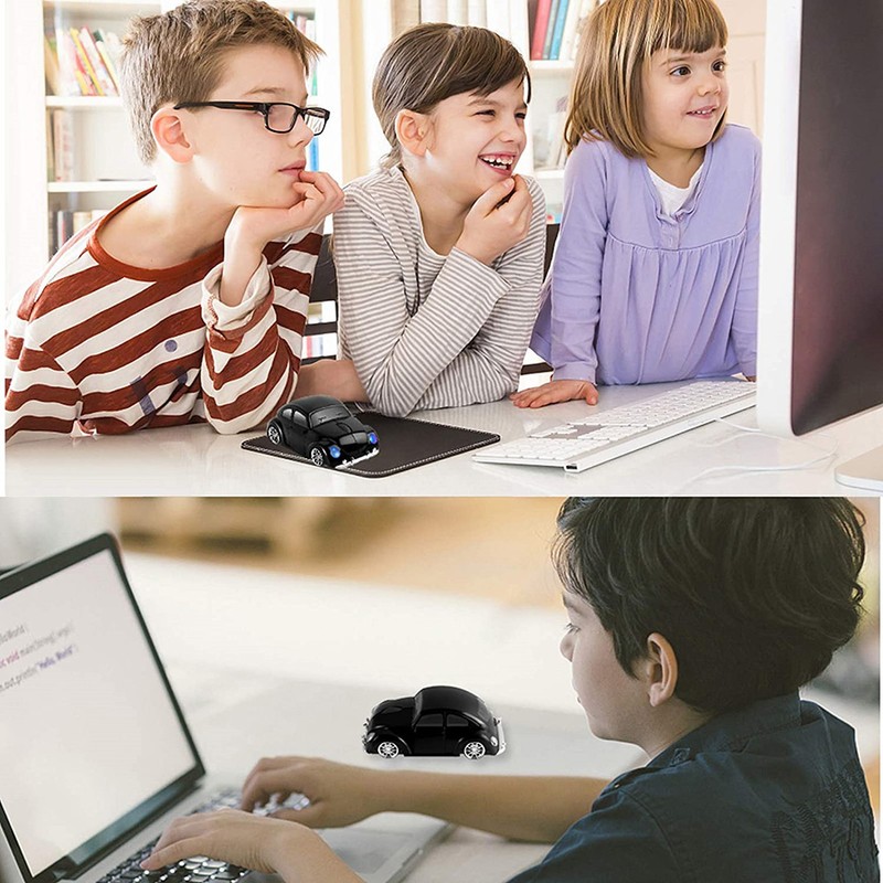 Wireless Mouse Portable Car Shaped 2.4G 1000DPI Wireless Mouse Computer