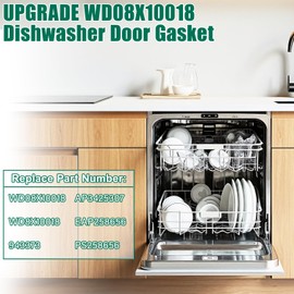 Upgraded WD08X10018 Dishwasher Tub Gasket Replacement Compatible with GE, Hotpoint Dishwasher Tub Gasket WD8X10018 943373 AP3425307 EAP258656 PS258656 Dishwasher Watertight Seal Replacement
