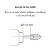 Truper JPM-5X, Juego de 5 piedras montadas, alto rendimiento