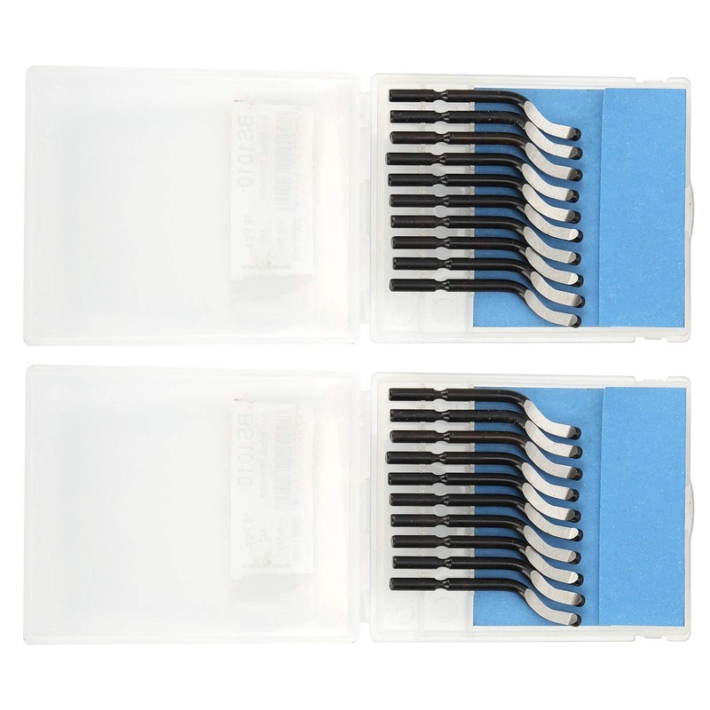 Deburring Tool Replacement Blades,Bs1010 Deburring Blades,Deburring Blades,Knives,20Pcs Trimming Knife Blade