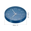 PATIKIL 12 Inch Wall Clock, Battery Operated Silent Non-Ticking Round
